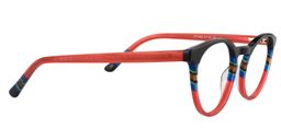 Margaret Round Red Glasses4