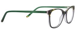 Alcuin Rectangle Green Glasses4