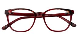 Daisy Square Red Glasses1