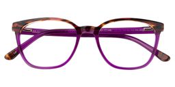 Daisy Square Purple Glasses1