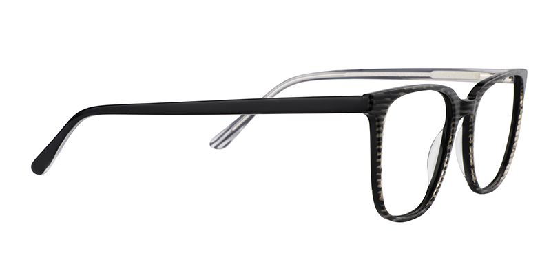 Rectangle Black Glasses | Zeelool Optical4