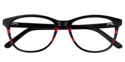 Natalie Square Black Glasses1