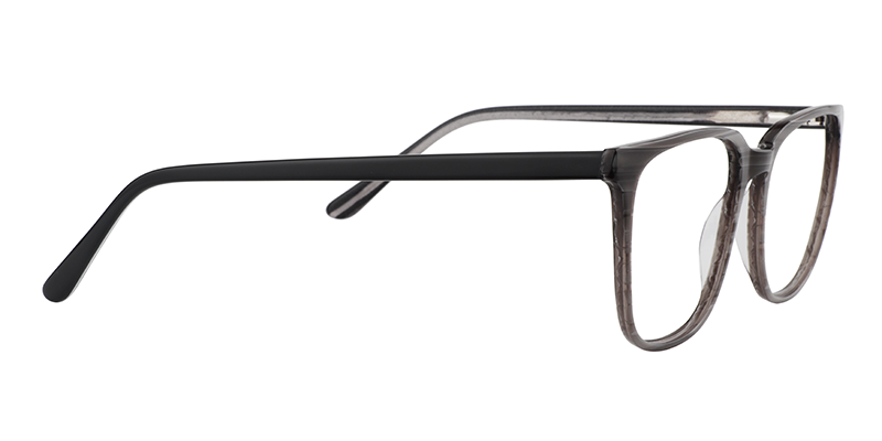 Rectangle Gray Glasses | Zeelool Optical4