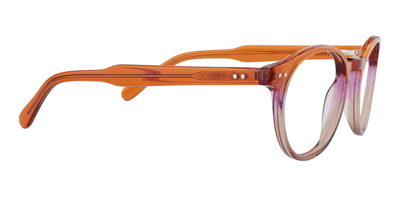Round Orange Glasses | Zeelool Eyeglass Frames Online4