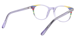 Magda Round Light Purple Glasses5