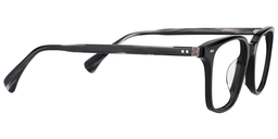Quentin Rectangle Black Glasses4