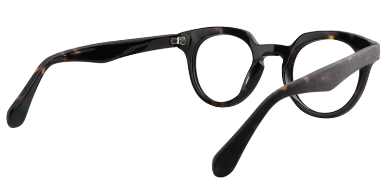 Round Tortoise Glasses | Zeelool Eyeglass Frames4