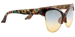 Harriet Cateye Green Floral Sunglasses4