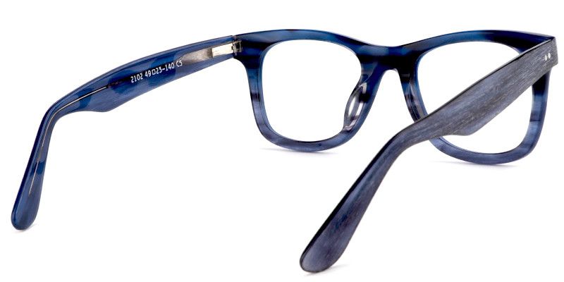 Rectangle Blue Glasses5