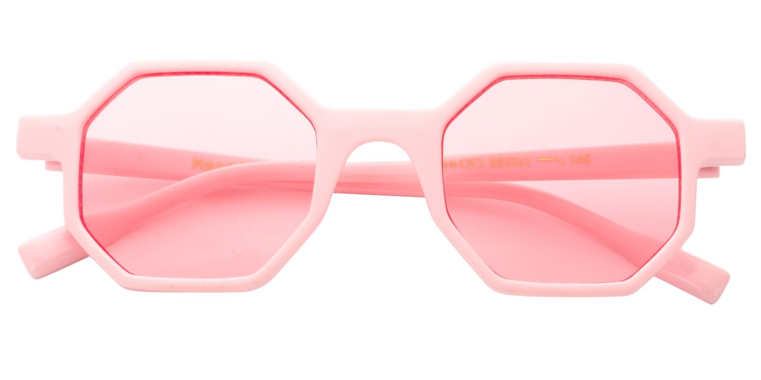 Geometric Pink Sunglasses | Zeelool Sunglasses1