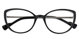 Annabelle Cat eye Black Glasses1