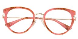 Alfonso Oval Pink Glasses1