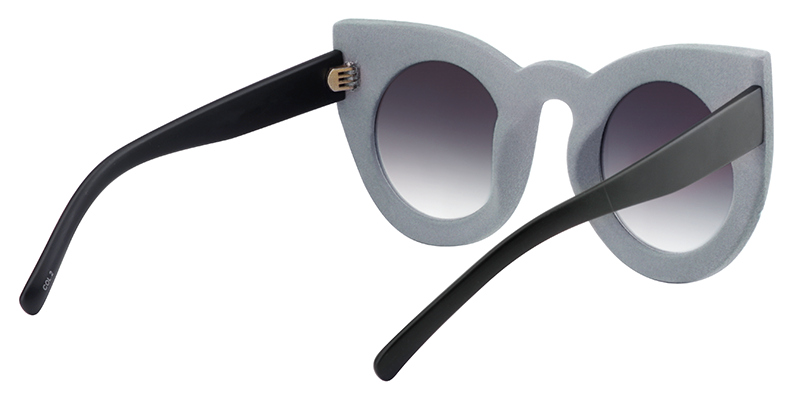 Cateye Gray Sunglasses | Zeelool Sunglass Frames5