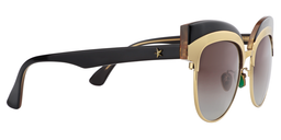 Pansy Browline Black Sunglasses4