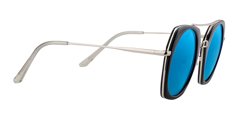 Geometric Blue Sunglasses | Zeelool Sunglass Frames4