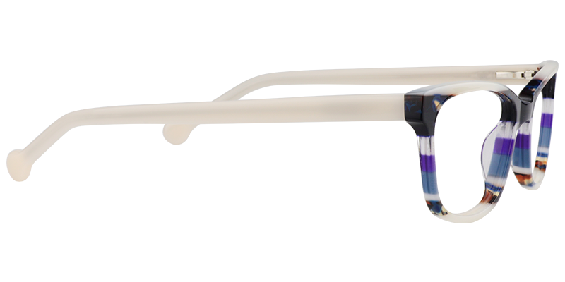 Rectangle White Glasses | Zeelool Prescription Glasses4