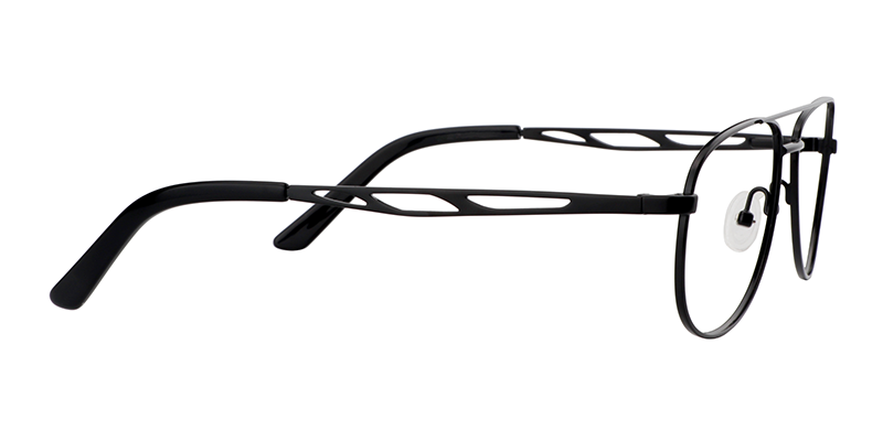Aviator Black Glasses | Zeelool Eyeglasses Online4