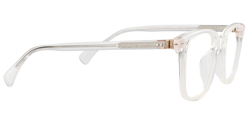 Rectangle Clear Glasses | Zeelool Eyeglasses4