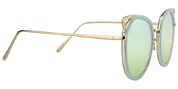 Nanette Cateye Green Sunglasses4