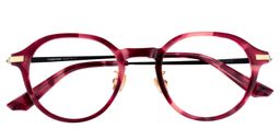 Doreen Round Red Glasses 1