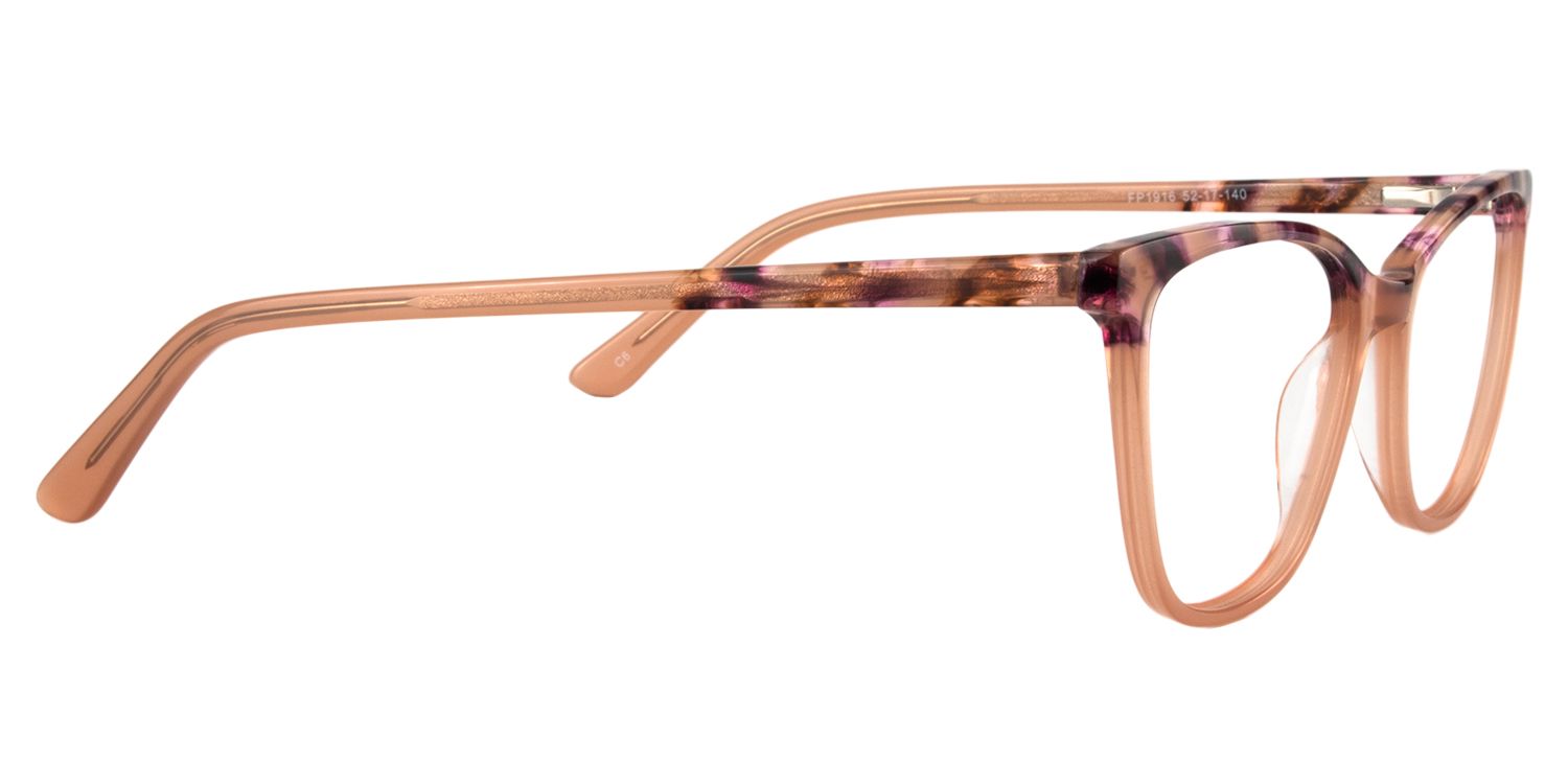 Square Pink Glasses | Zeelool Glasses4