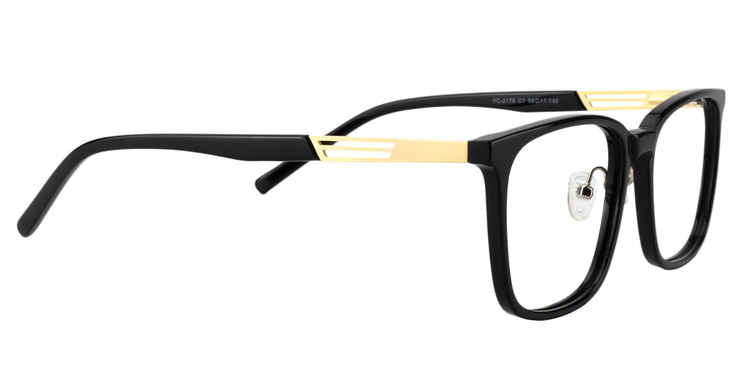 Square Black Glasses | Zeelool Glasses4