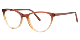 Editha Cateye Gradient Orange Glasses2