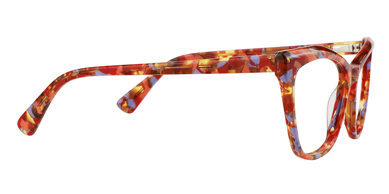 Cateye Orange Glasses4