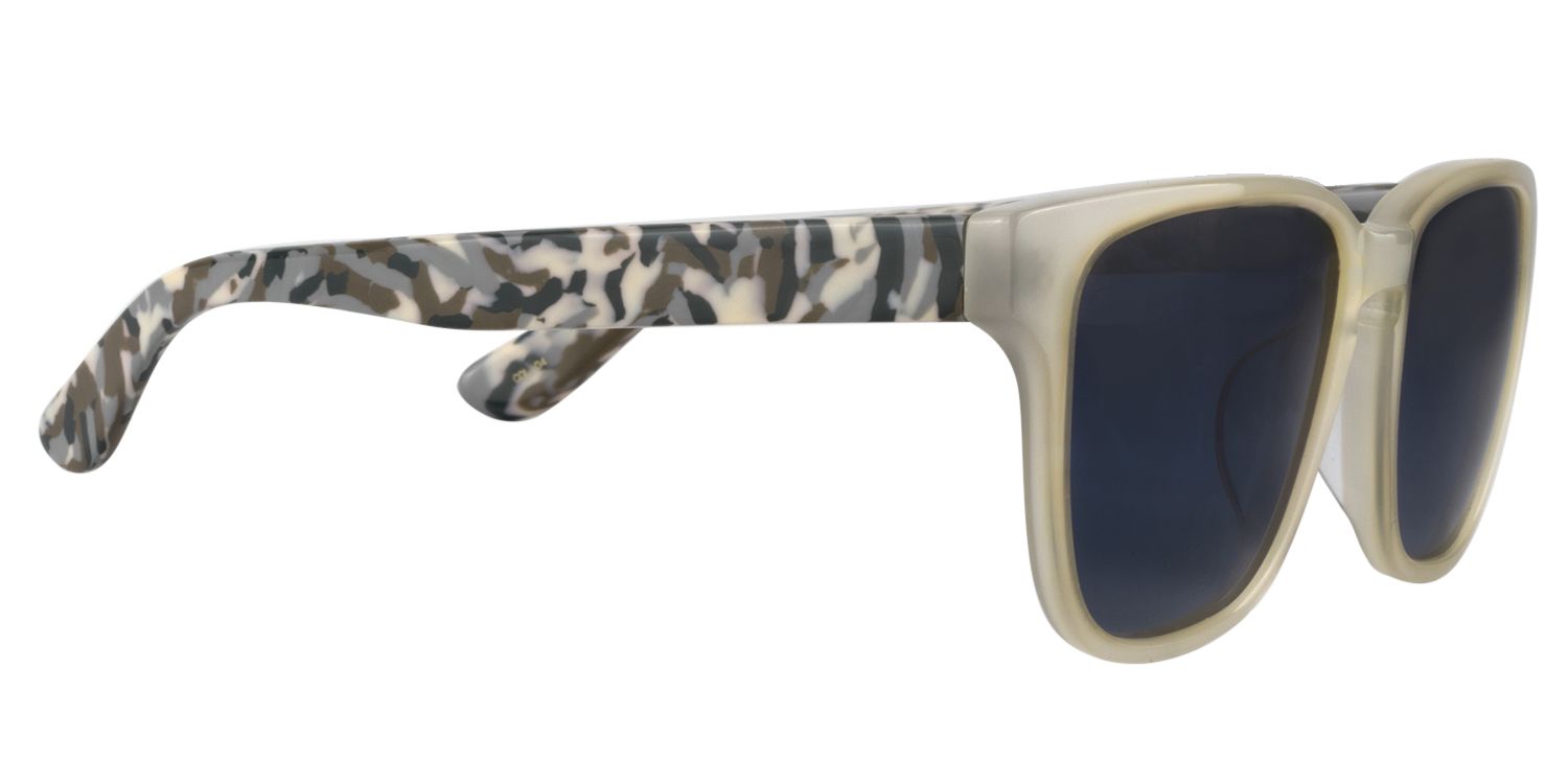 Square White Sunglasses | Zeelool Sunglasses4