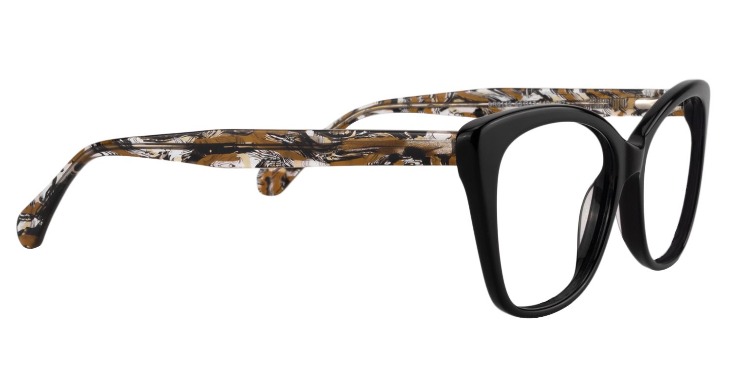 Square Black Glasses | Zeelool Glasses4