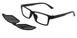 Ansel Clip-on Black Glasses4