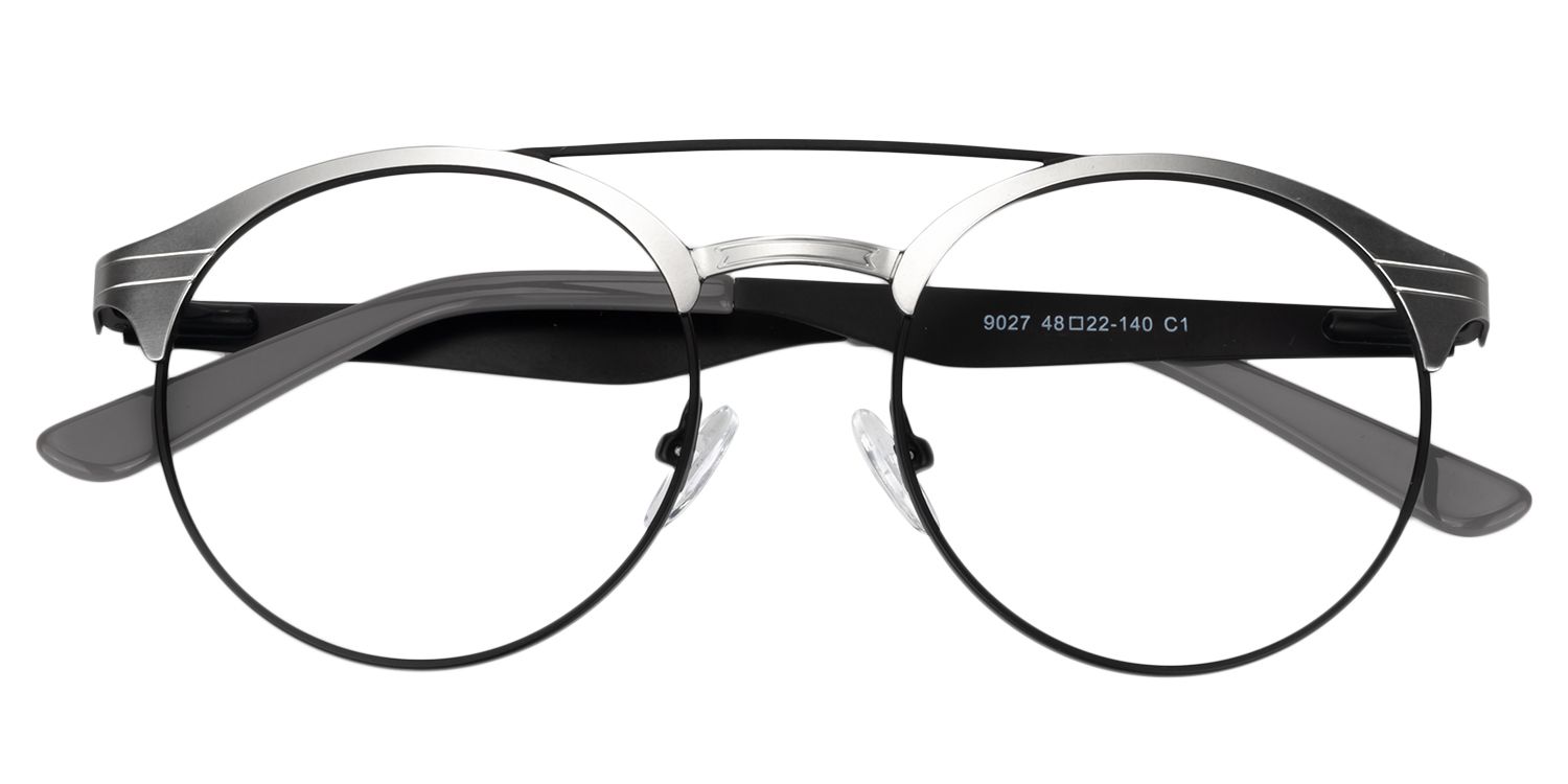 Aviator Silver Glasses | Zeelool Glasses1