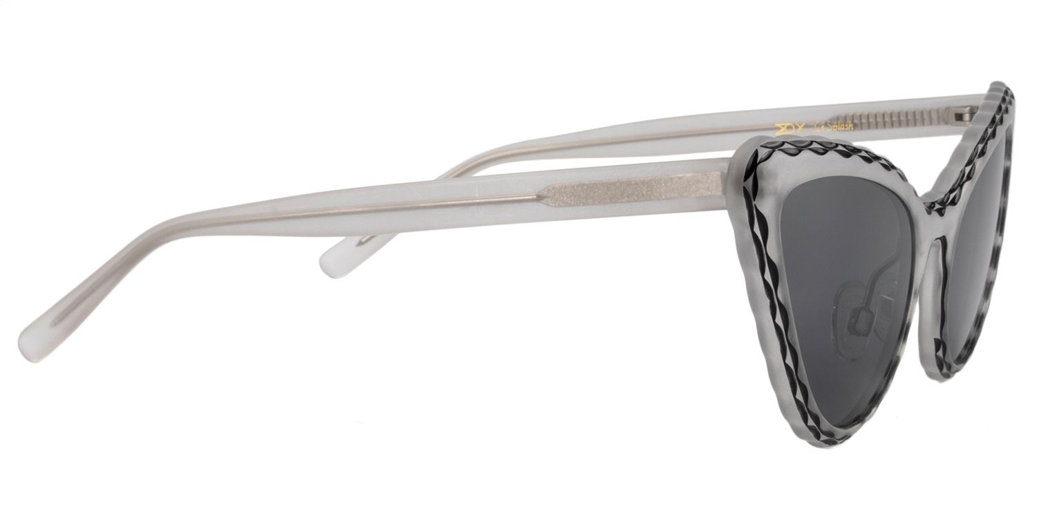 Cat eye Gray Sunglasses | Zeelool Sunglasses4