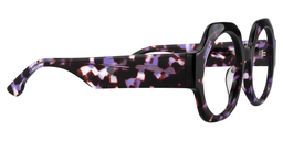 Johnny Geometric Purple-Floral Glasses3