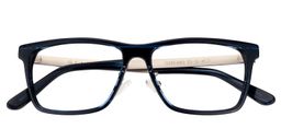 Arkell Rectangle Dark-Blue Glasses1