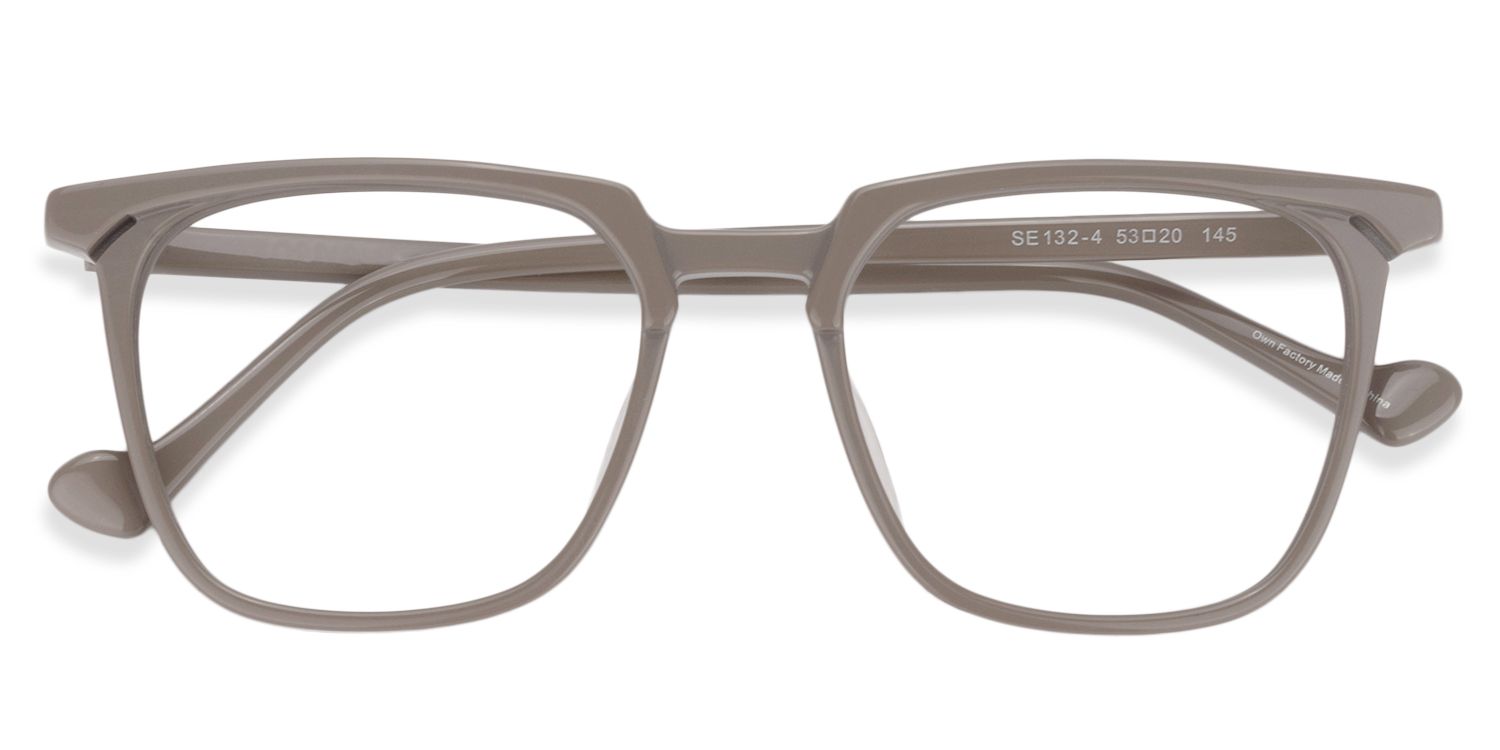 Square Gray Glasses | Zeelool Glasses1
