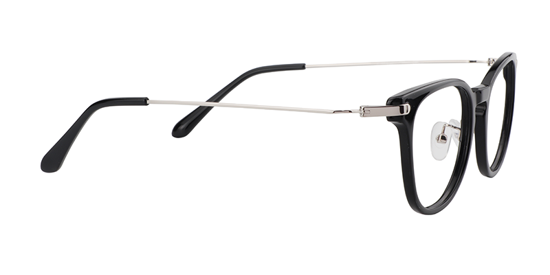 Oval Black Glasses | Zeelool Eyeglasses Online4