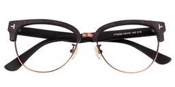 Bruno Browline Brown Glasse1
