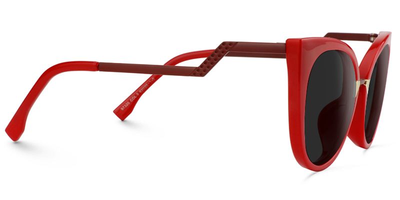 Jacqueline Cat Eye Red Sunglasses for Women & Men | ZEELOOL3
