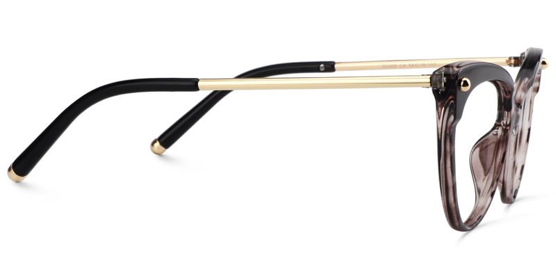 Cat Eye Tortoise&Clear Glasses5