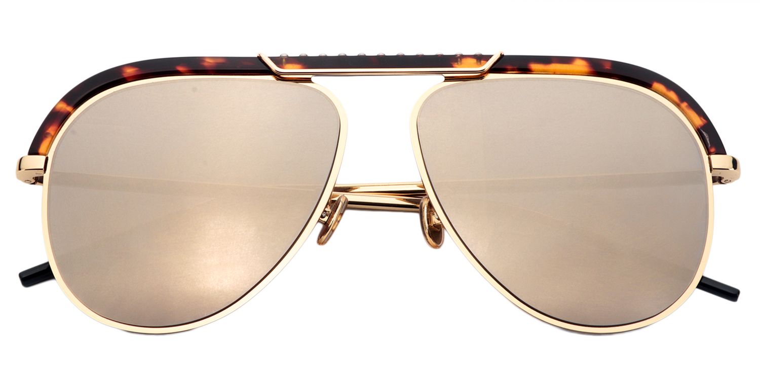 Round Gold Sunglasses | Zeelool Sunglasses1