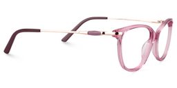 Camilla Oval Red/Pink Glasses4