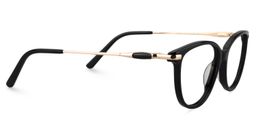 Camilla Oval Black Glasses4