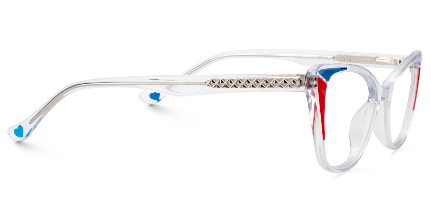 Cat eye Clear Glasses | Zeelool Glasses4