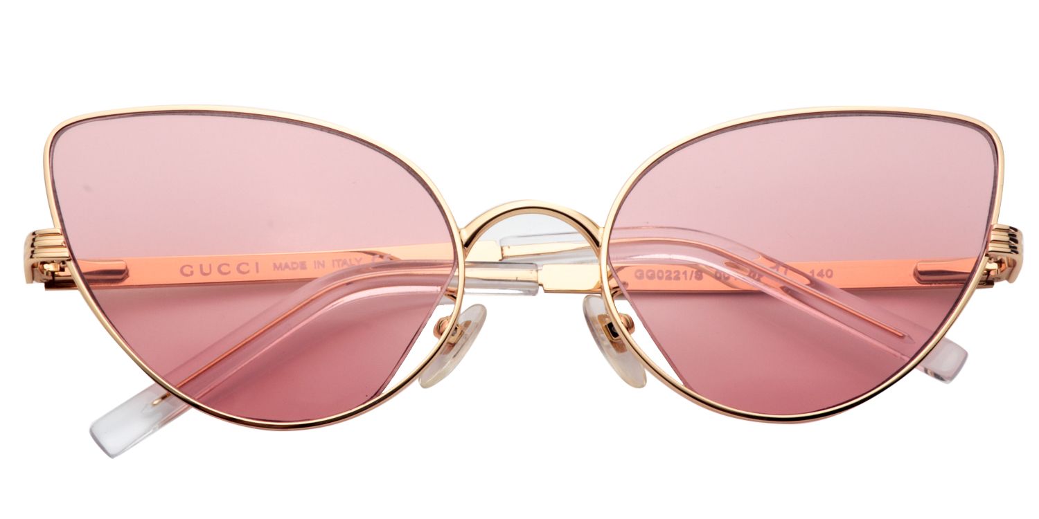 Cat-eye Gold Sunglasses | Zeelool Sunglasses1