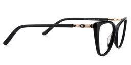 Candra Cat eye Black Glasses4