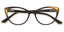 Canute Cat eye Brown Glasses1