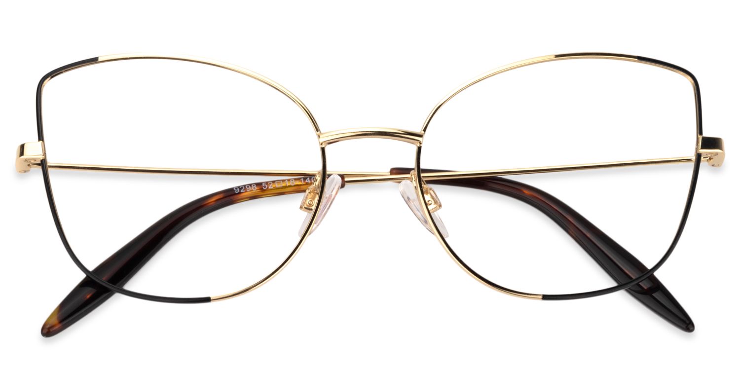 Cat Eye Gold Glasses | Zeelool Glasses1