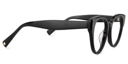 Carroll Oval Black Glasses4