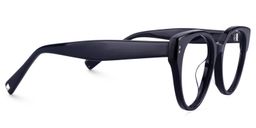 Carroll Oval Dark Blue Glasses4